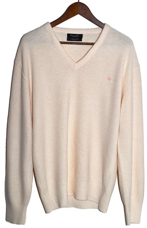 christian dior v neck sweater.